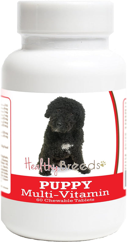 Healthy Breeds Spanish Water Dog Puppy Dog Multivitamin Tablet 60 Count – Image 1