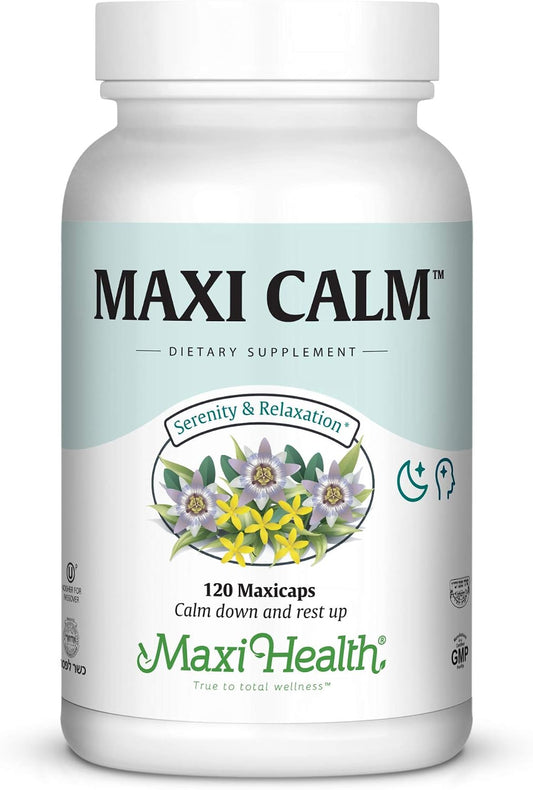 Maxi Kosher Calma y Relajación, 120 cápsulas