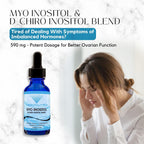 Myo Inositol & D-Chiro Inositol Blend 590 mg, 4 Fl Oz Drops, 200 Servings
