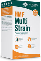 Genestra Brands HMF Multi Strain – Probiótico Multicepa para la Salud Gastrointestinal | 50 Cápsulas Vegetales