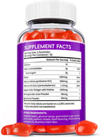 EDUDYF Keto ACV Gummies - Gominolas de Vinagre de Manzana Orgánico con Probióticos - 120 Unidades