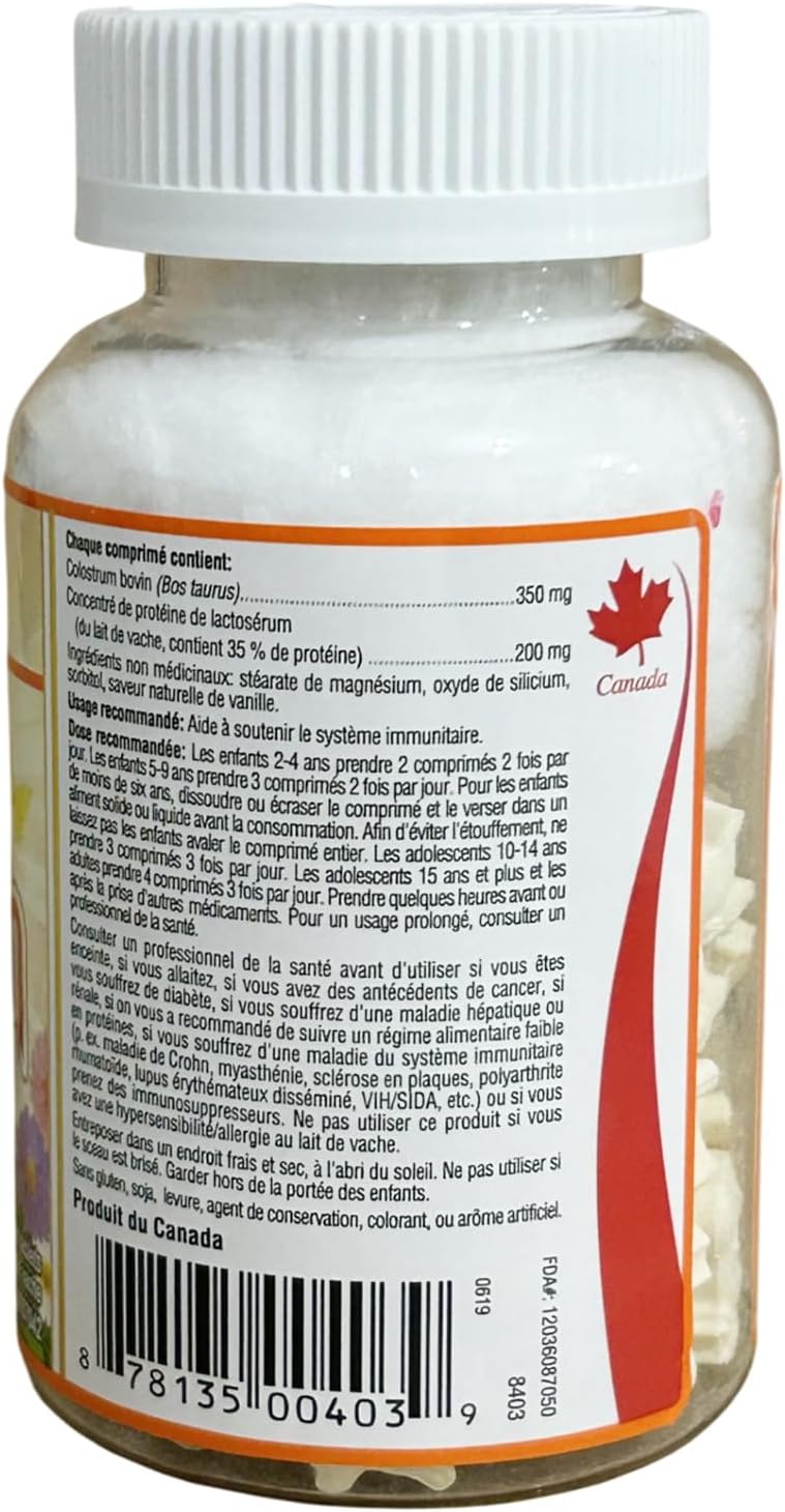 Bill Beauty Calostro Infantil, 90 comprimidos masticables