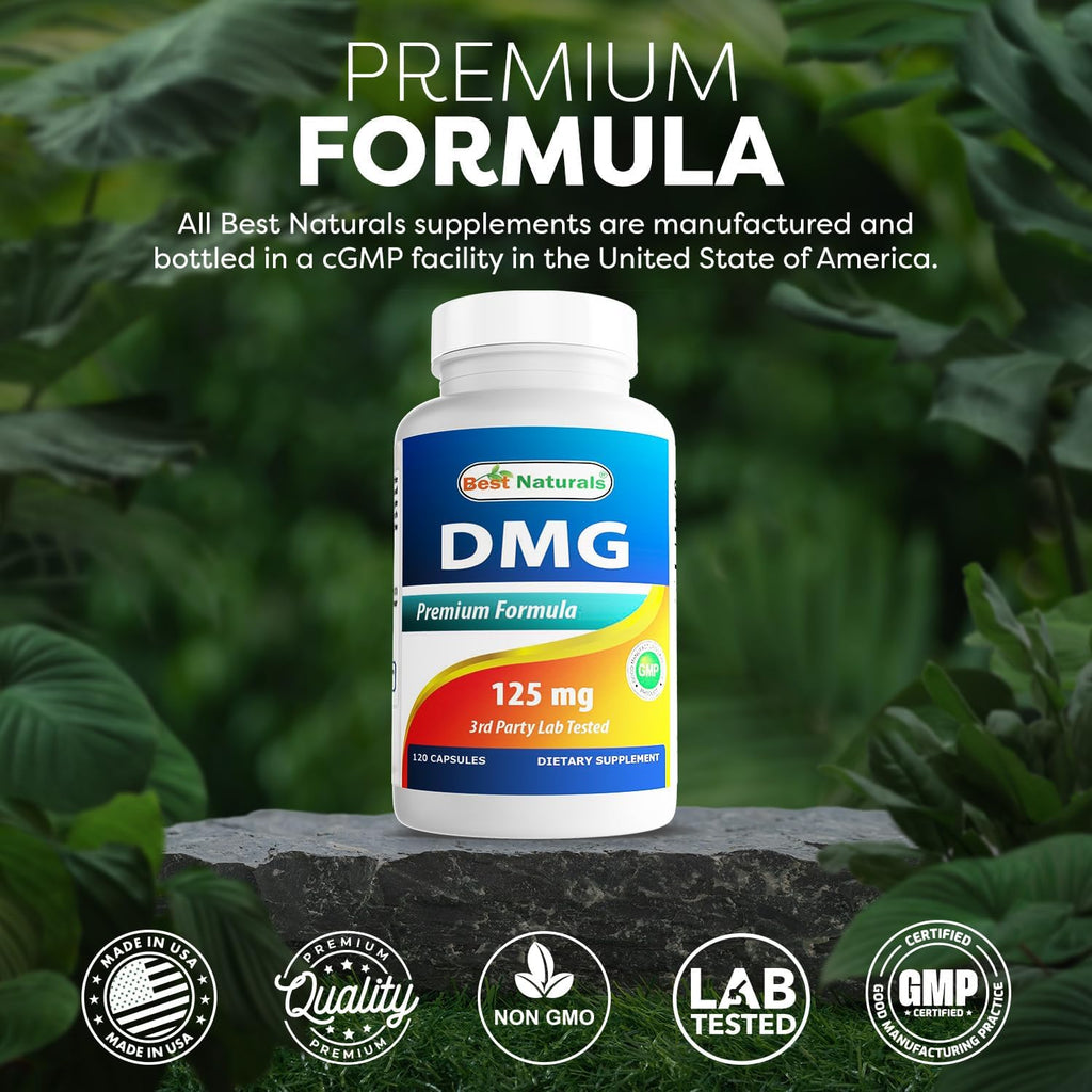 Best Naturals DMG 125 mg - 120 Cápsulas
