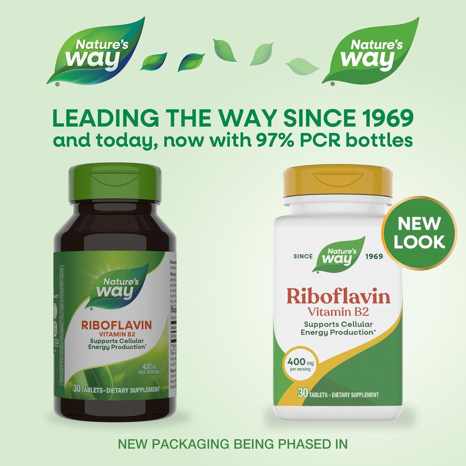 Enzymatic Therapy Riboflavina Vitamina B2, 400 mg por porción
