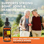 Gotas líquidas de Vitamina D3 y K2 5000 UI (118 ml) - Fórmula de máxima potencia con MCT y Omega 3