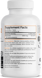 Bronson Vitamina B12 2500mcg, 90 Comprimidos Masticables Sabor Cereza - Sublingual de Rápida Absorción