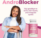 AndroBlocker 8-in-1 Women Supplement with Inositol & Zinc – 60 Cápsulas