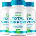 Healthy Flow Total Support - Cápsulas de Fórmula Avanzada, Naturales, 3 Envases