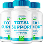 Healthy Flow Total Support - Cápsulas de Fórmula Avanzada, Naturales, 3 Envases