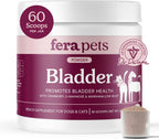 Fera Pets Bladder Support - Suplemento de Arándano para Perros y Gatos - 60 Dosis