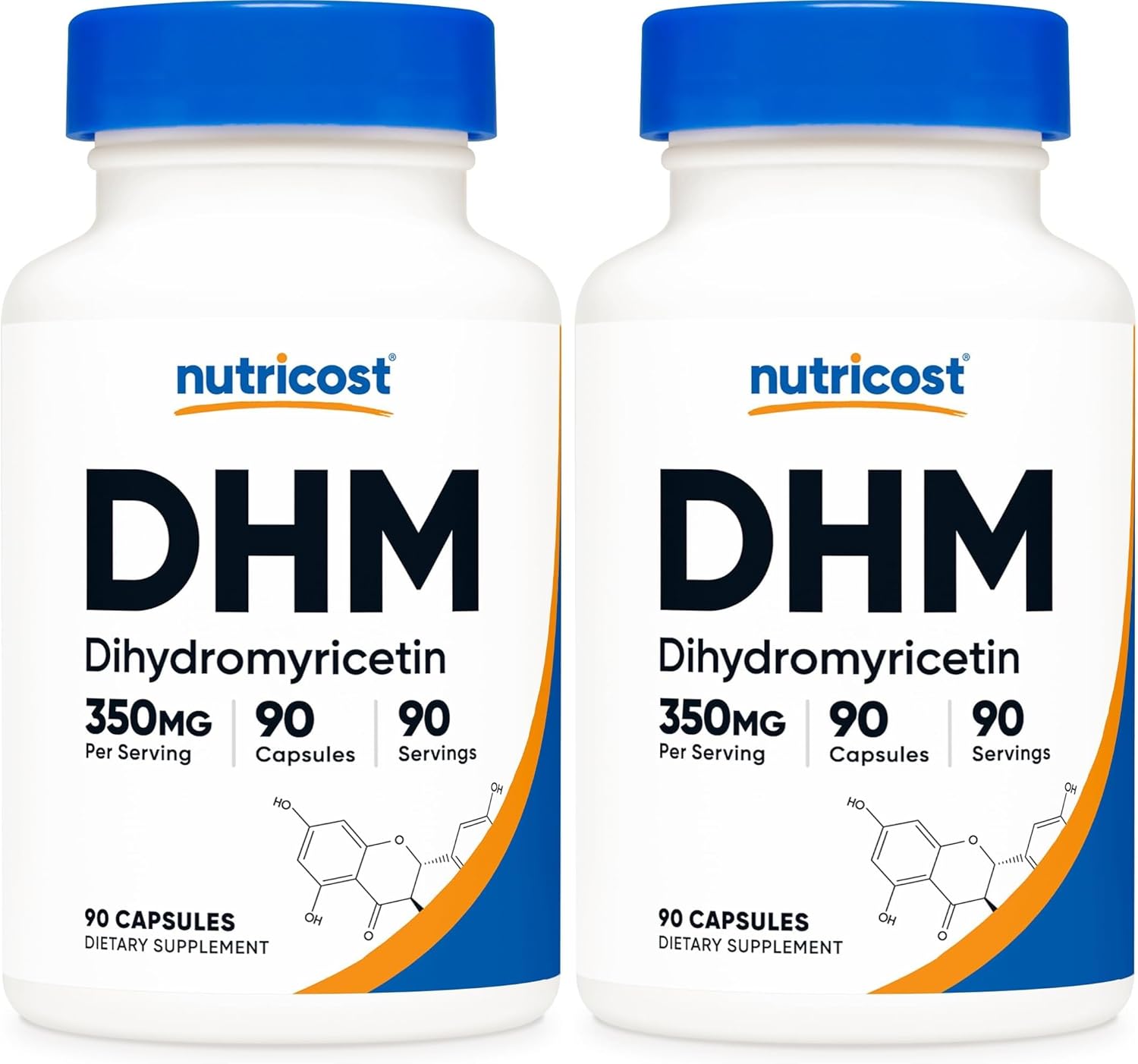 Nutricost Dihydromyricetin (DHM) Cápsulas 350mg, 90 cápsulas - Vegano, Sin Gluten