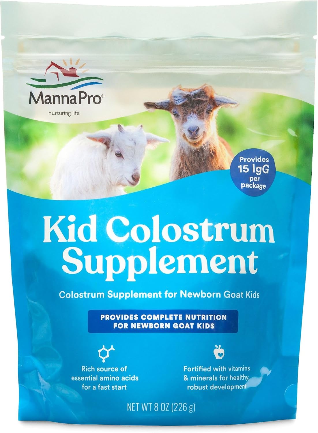 Manna Pro - Suplemento de Calostro para Cabritos, 8 Onzas