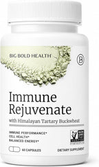 BIG BOLD HEALTH HTB Immune Rejuvenate – Trigo Sarraceno del Himalaya – Suplemento de Polifenoles – Sin Gluten, Sin Lácteos, No Transgénico – 120 Cápsulas Vegetales