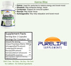 Kanna Bliss - Herbal Adaptogenic (60 Vegetarian Capsules)