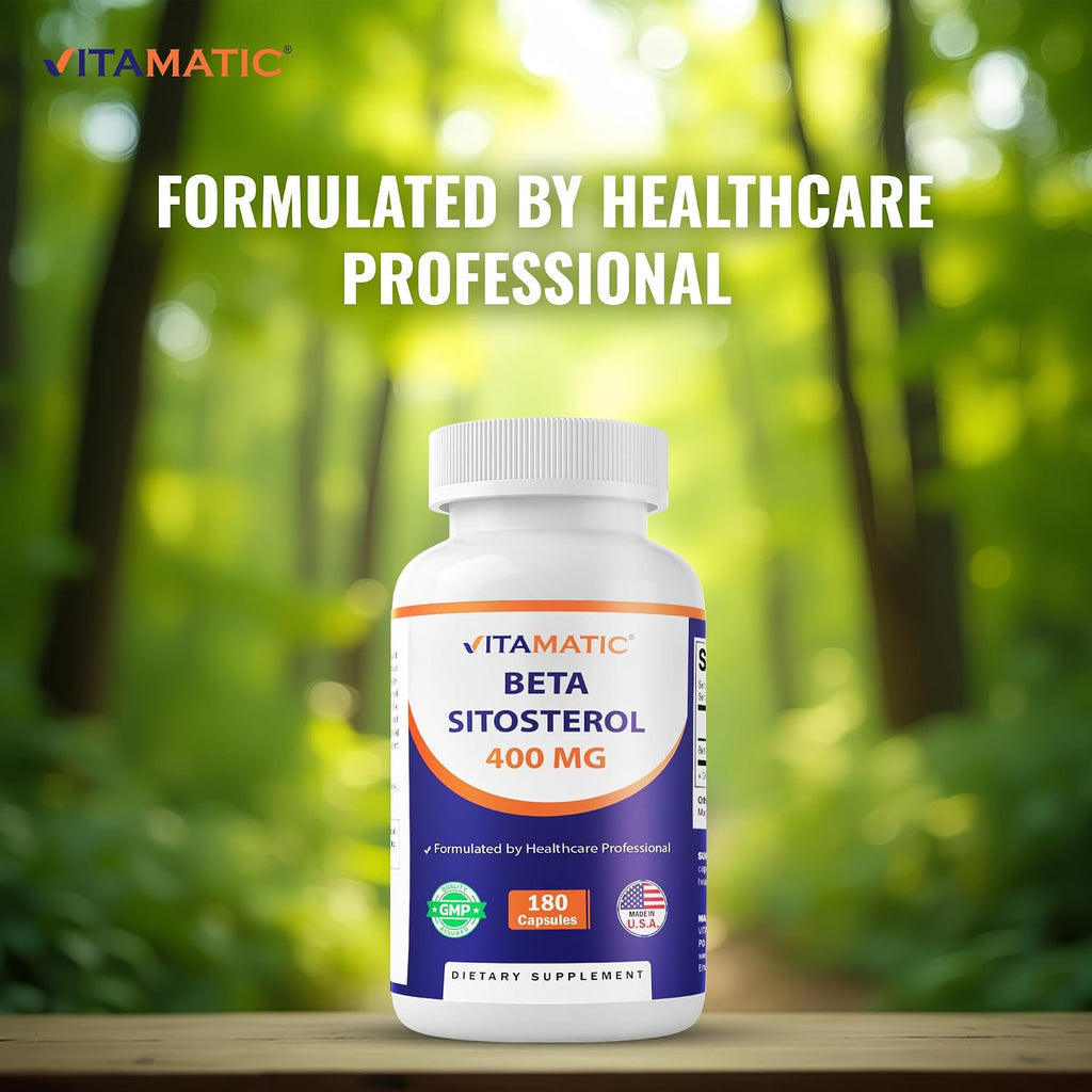 Vitamatic Beta Sitosterol Complex 400 mg 180 Cápsulas