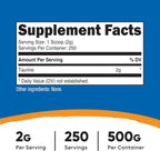 Nutricost Taurine Powder (500g) - 250 Servings
