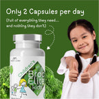 BrocElite Kids - Suplemento de Brócoli con Sulforafano para Niños - 60 Cápsulas Veganas