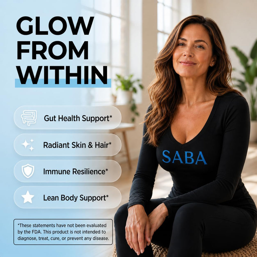 Saba Pure Colostrum & Biotin Complex – Sin sabor, 60 dosis