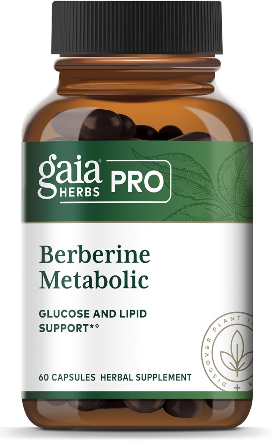 GAIA HERBS PRO Berberine Metabolic - Berberina HCI - 60 Cápsulas