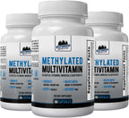 Daily Health Multivitamínico Metilado con 27 Nutrientes y CoQ10, 60 Cápsulas (Pack de 3)