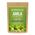Herbsforever Polvo de Amla | Phyllanthus Emblica | Rico en Vitamina C y Antioxidantes | Vegano, Non-GMO | 230g