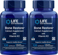 Bone Restore Calcium with Vitamin K2, 120 Capsules (2-Pack)