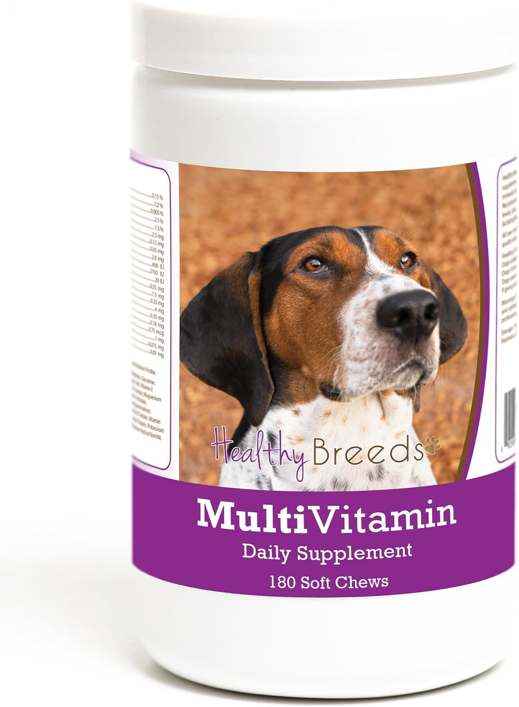 Healthy Breeds Treeing Walker Coonhound Multivitamin Soft Chew for Dogs 180 Count