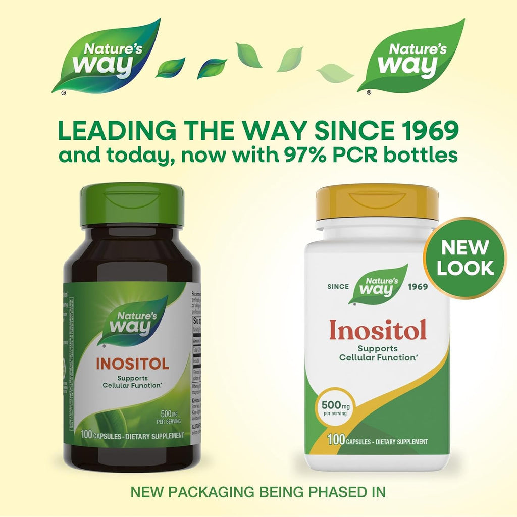 Nature's Way Inositol, 500 mg, 100 Cápsulas