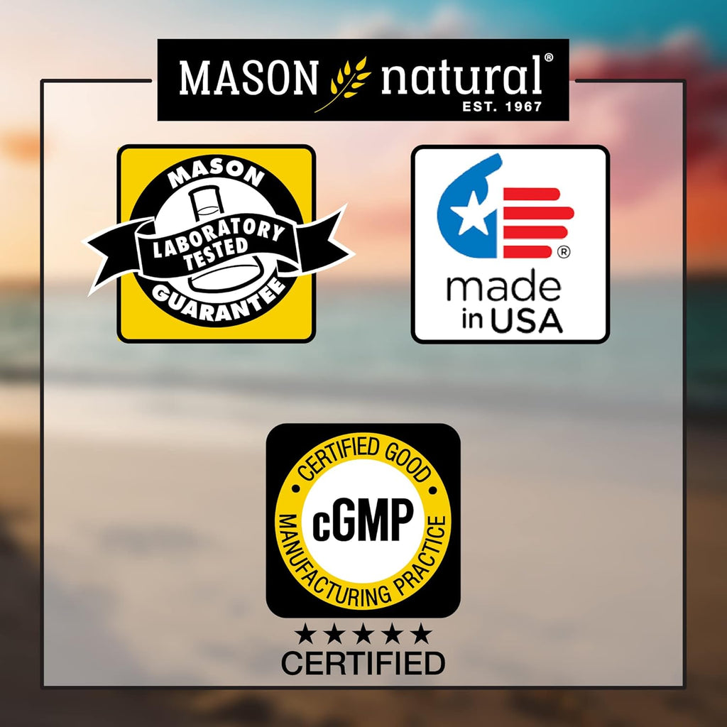 MASON NATURAL - Cereza Ácida 500 mg 10:1 Extracto, 90 Cápsulas Vegetales