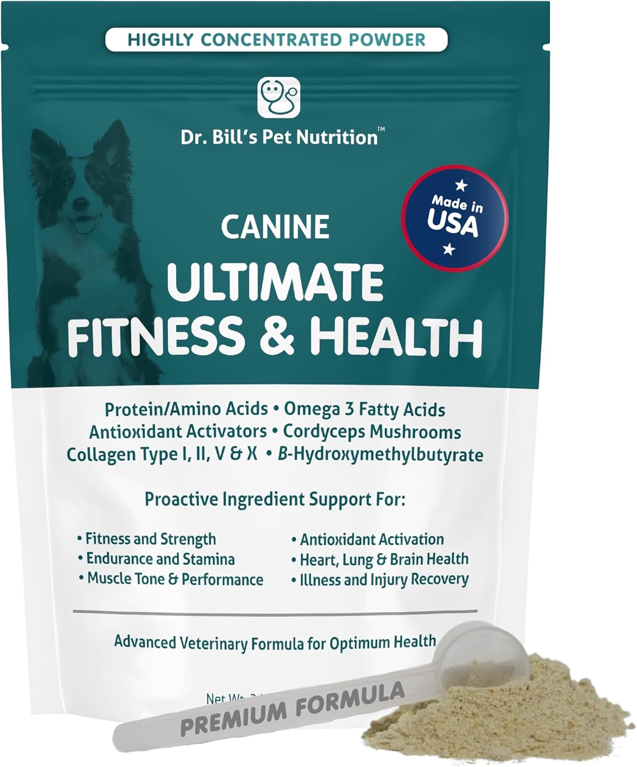 Dr. Bill’s Canine Ultimate Fitness & Health – Multivitamínico Diario para Perros 340g