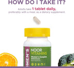 Noor Vitamins Multivitamínico para Mujeres Halal y Vegano | 60 Cápsulas (2 Meses)