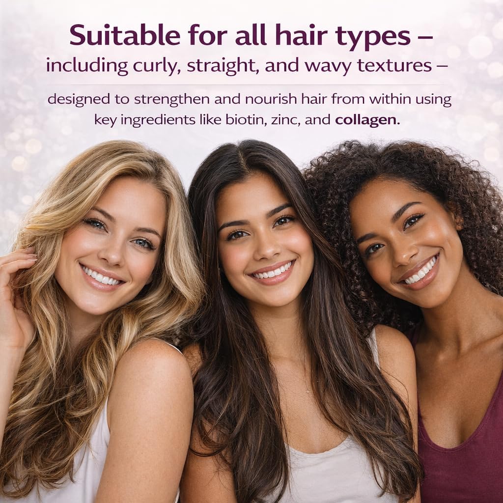 Grab The Gold Vitaminas para Cabello, Piel y Uñas | Gominolas con Biotina 6000 mcg y Colágeno | Sabor Maracuyá | Sin Gluten, No-GMO