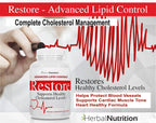 Herbal Nutrition Restore – Apoyo Salud Cardíaca y Colesterol, 60 Cápsulas