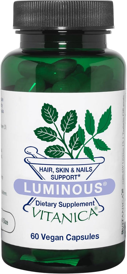 Vitanica Luminous - Complemento para Cabello, Piel y Uñas - 60 Cápsulas Veganas – Image 8
