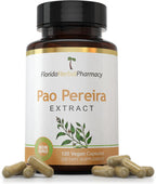Florida Herbal Pharmacy Pao Pereira Bark Extract Supplement Capsules