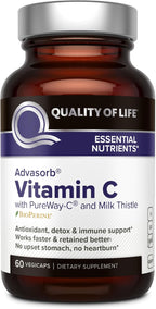 Quality of Life - Advasorb® Vitamin C Supplement - 60 Vegicaps