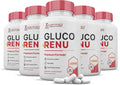 Gluco Renu 688 mg - Apoyo glucémico con hierbas - 300 cápsulas (5 envases)