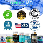 Azul de Metileno para Humanos Grado Farmacéutico USP - 7mg y 14mg - Gominolas Veganas Sin Azúcar Sabor Bayas - 60 Unidades