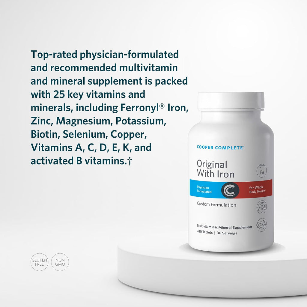 Cooper Complete Original Multivitamin with Iron - 30 Day Supply