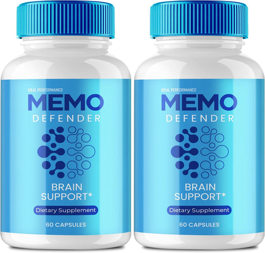 Memo Defender Brain and Memory Support Capsules (2 Pack)