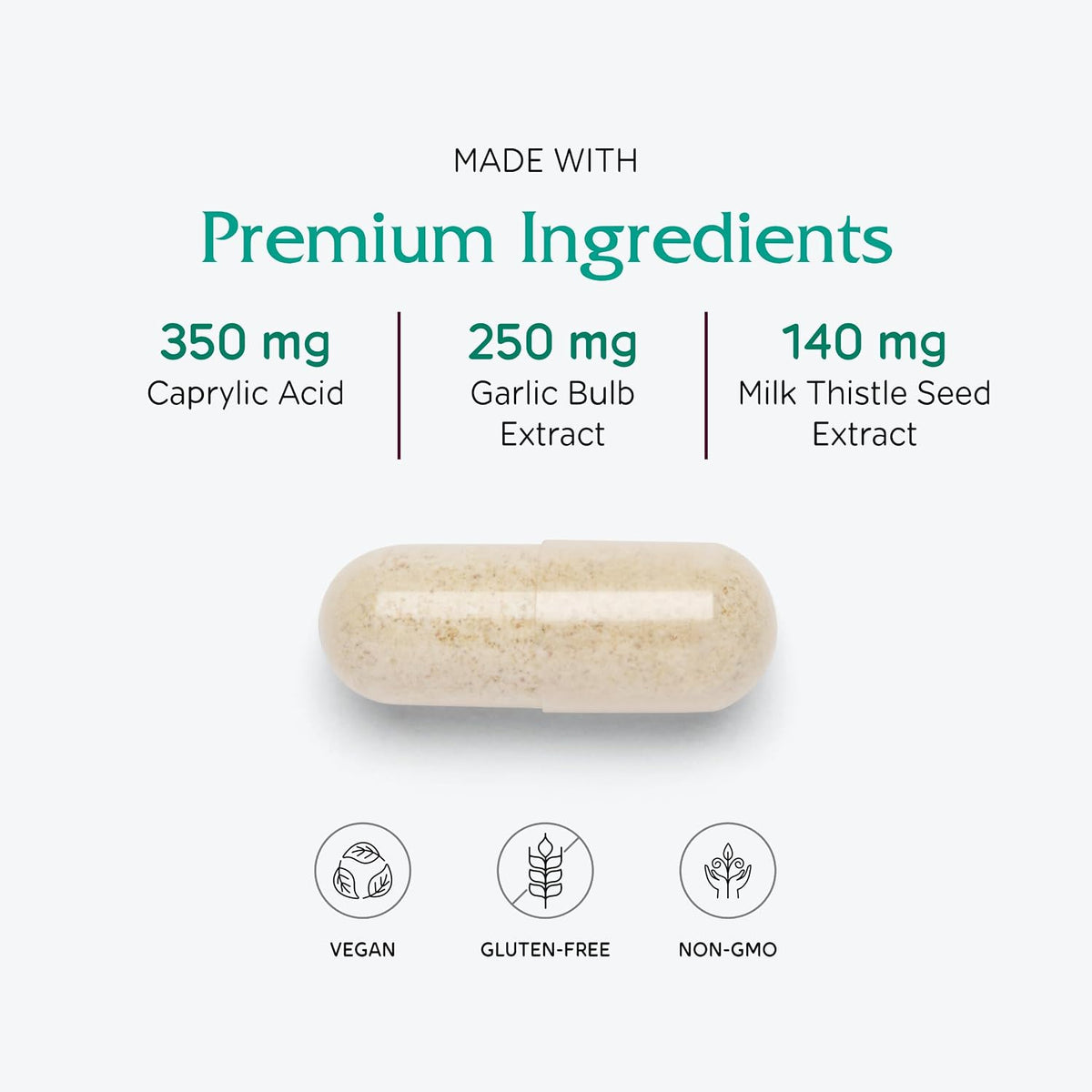 Vitanica Candidastat, Apoyo Equilibrado, Vegano, 60 Cápsulas – Image 9