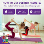 NuBest Tall | Apoya la salud ósea, el sistema inmunológico y el bienestar general con calcio, colágeno y hierbas para niños y adolescentes | 60 cápsulas