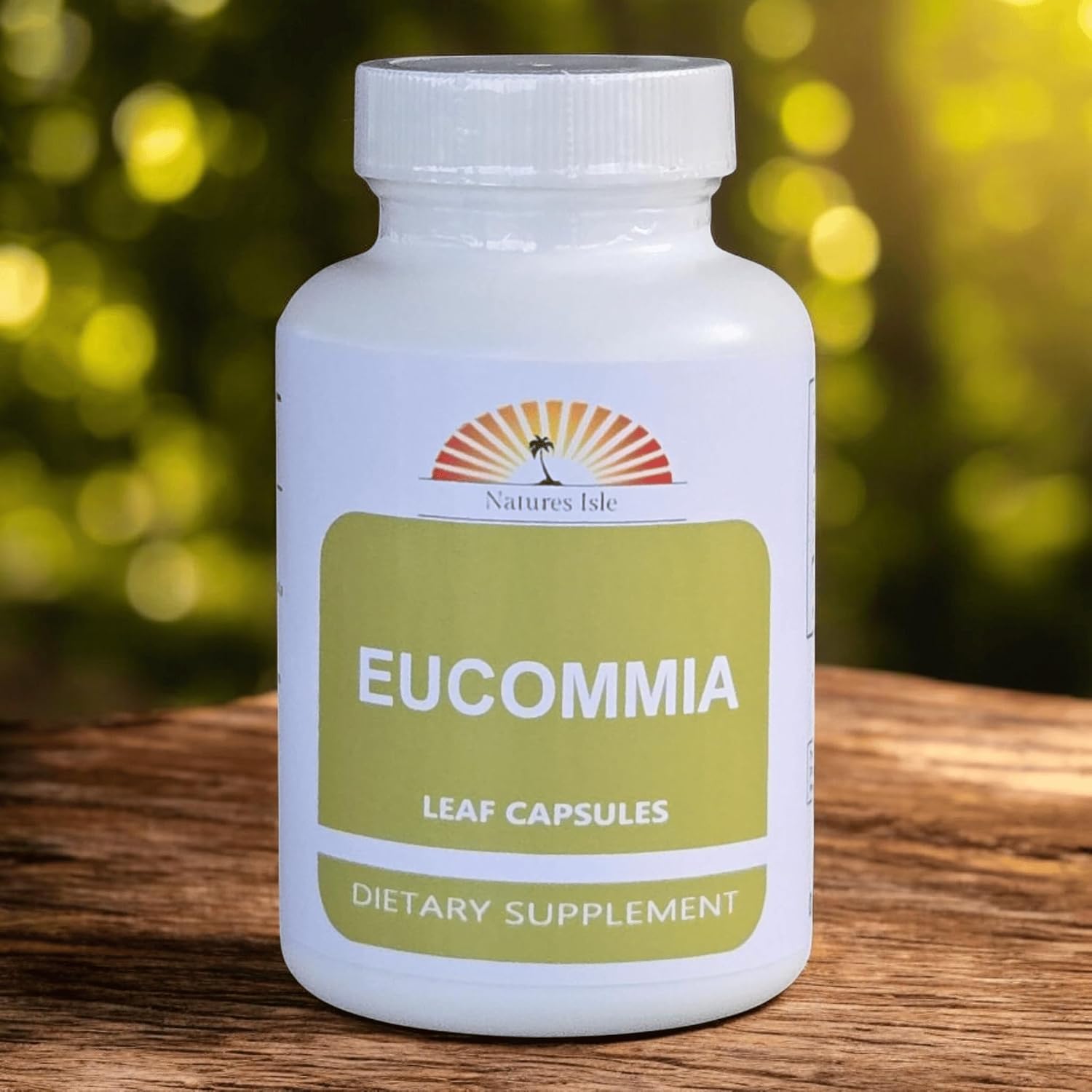 Eucommia Leaf Powder Capsules (500mg Each) - 30 Count