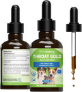 Pet Wellbeing Throat Gold para Perros – Fórmula Líquida con Gordolobo y Olmo Resbaladizo – 60 ml