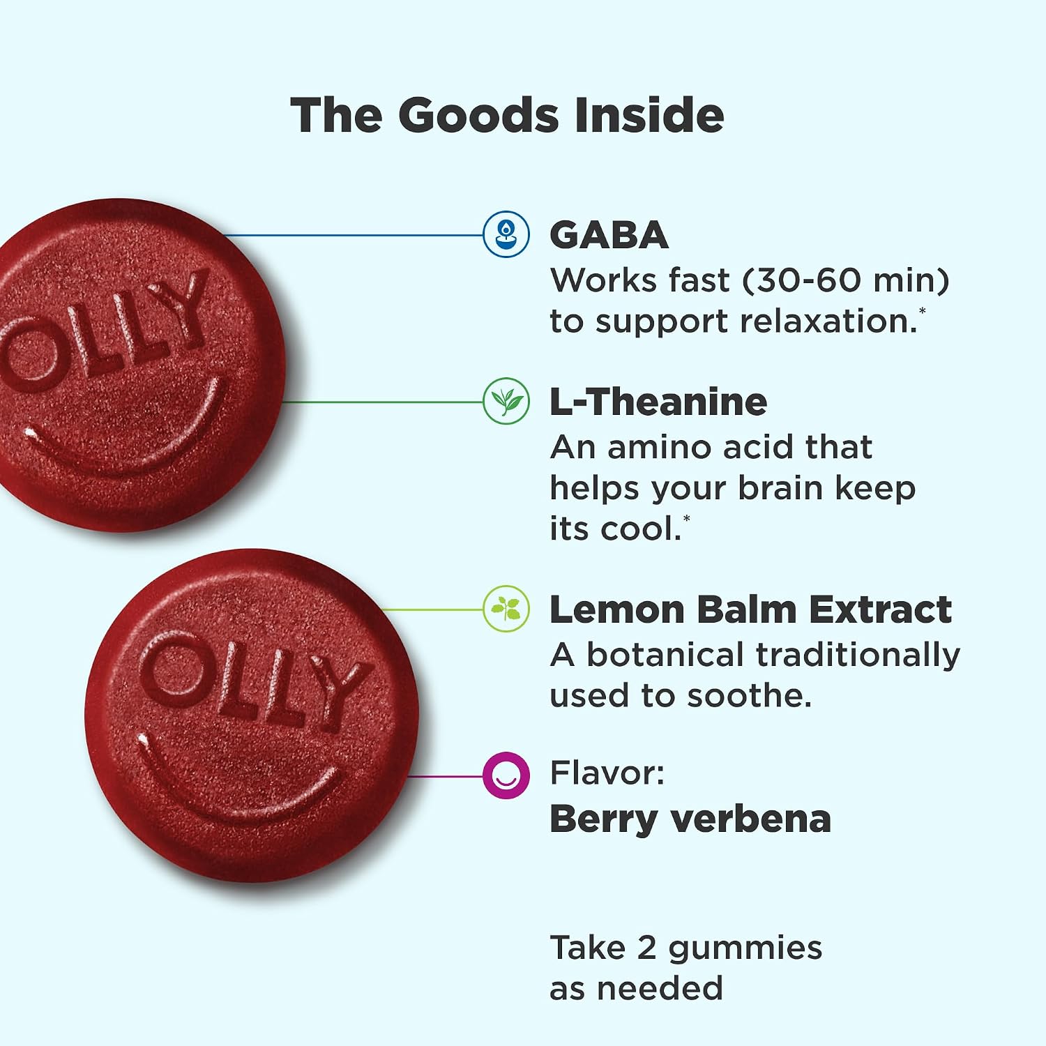 OLLY Goodbye Stress Gominolas - Tamaño de Prueba (10 unidades)