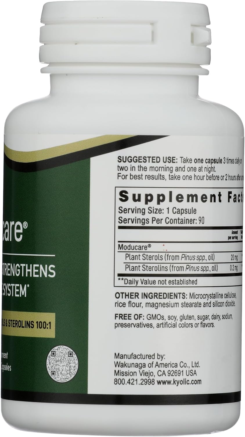 Kyolic MODUCARE Esteroles Vegetales 90 Cápsulas