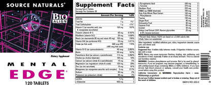 Source Naturals Mental Edge - Complemento – Apoyo a la memoria: Favorece la retención de información y la claridad – Image 4