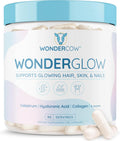 WonderCow Biotina para Cabello, Piel y Uñas con Calostro Bovino, Colágeno, Ácido Hialurónico, Zinc y Lactoferrina | 30 Cápsulas