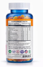 Kids Multivitamin Gummies – Wellrite Multivitamínico para Niños con Vitaminas y Minerales, Crecimiento e Inmunidad, Vegano, Sin Gelatina, Sin Gluten, Sin Frutos Secos, 60 Gomitas, Sabor Fresa y Limón