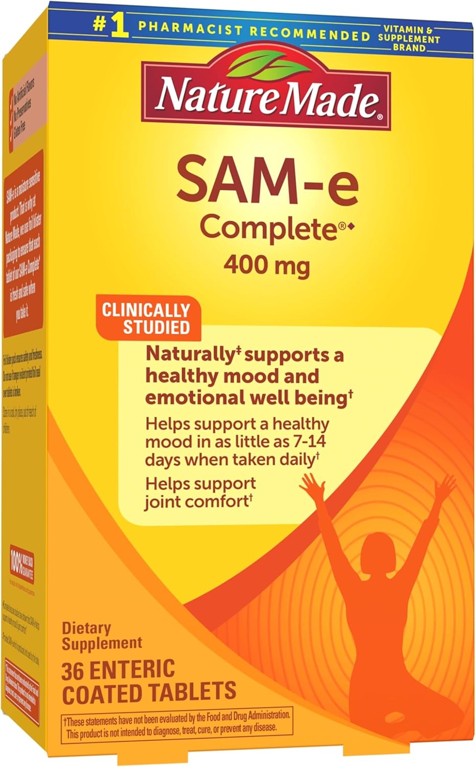 Nature Made SAM-e 200 mg Completo, 60 tabletas